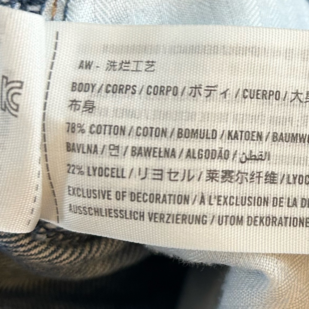 Abercrombie & Fitch High-Rise Straight Leg Jeans - Light Blue - Picture 6 of 10